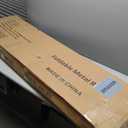 Himix Storage Shelves with 20 Hooks, 5-Tier Collapsible Organization Storage Rack Bookshelf Folding Pantry Shelves Cube Shelf Wire Shelving Holds 440 Ibs for Garage Kitchen Room, Black