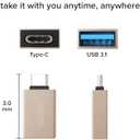 TEC USB C to USB 3.1 Adapter (2 Pieces Set) OTG Adapter High-Speed Data Transfer Up to 18Gbps USB 3.1 Female