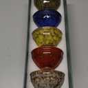 ZPGXLRZ 5Pcs Ceramic Tea Cup Set, 4oz Chinese Tea Cups with Designed Gift Box 