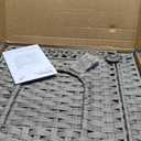 Cat Beds for Indoor Cats Extra Large Double Cat Cave Pet Cube, Handwoven Rattan Cat Houses with Double-Sided Soft Cushions, 18.5 x 20.5 x 19.1 Inches Foldable Hideaway in Living Room Gray