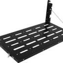 Tailgate Table Rear Door Foldable Cargo Shelf Replacement for JK JKU Jeep Wrangler 2007-2018 Parallel Luggage Molle Panel Camping Cargo Storage Rack Support up to 75lbs (Single Board)