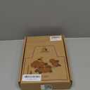 Lacaser Beeswax Taper Candles 14 Pack, 9" Long Candle Sticks, Dripless & Unscented, 4 Hours Burn Time, Fall Colored Candles