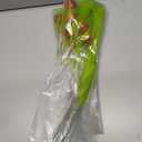 2 x 8 Pcs Lime Green Curly Tree Picks with Red Ball Christmas Tree Topper Ornaments 18.5" Faux Pampas Grass Decor Christmas Artificial Green Stems for Xmas Wreath Craft Decorations (8)