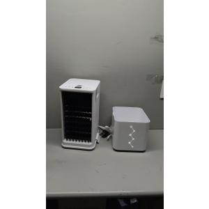 Windowless Air Conditioner w/ 4 Modes & 3 Speeds, Waterless Alert, 2.4-Gal Tank for 20H Cooling, 12H Timer, 5.9FT Remote, 70° Auto Swing Evaporative Air Cooler, Portable AC Unit for Bedroom