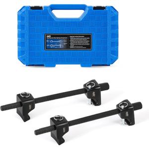 Orion Motor Tech 2pc Macpherson Strut Spring Compressor Tool Set with 10.5" Range, Heavy Duty Coil Spring Compressor Tools with 1/2" Square Drive, 13/16" Hex Strut Compressors for Car Truck, Black