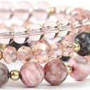 Lanyard for ID Badges Holder, Teacher Lanyard Cruise Ship Lanyards, Retractable Badge Reel Keys Eyeglass Chains for Women,Orange Pink