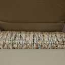 Household Essentials Wicker Toilet Paper Roll Holder, Handmade, Water Hyacinth Weave, Sturdy Steel Frame, Removable Lid with Access Slot, Humidity Tested and Eco-Friendly, Natural