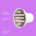 Conair Double Ceramic Universal Diffuser Attachment for Hair Dryer, Volumizing Universal Blow Dryer Diffuser for Frizz-Free Curls, Fits Dryers with Nozzles from 1.75" to 2.1", White