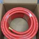 5/8" Garden Hose 50ft, -40 To 190 Hot/Cold, Heavy Duty,Flexible, 300psi Working, 1000psi Burst, 3/4" Brass Fittings with Hose Protector Coil Spring for Outdoor,Yard, Farm