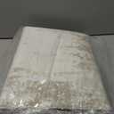 Abstract Kitchen Runner Rug Non Slip - 2x6 Machine Washable Accent Rug Low Pile Carpet Distressed Throw Rugs for Bedroom Hallways Kitchen Laundry Bathroom-Brown/ Grey