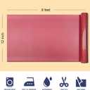 Red Glitter HTV Heat Transfer Vinyl, 12" x 8ft lron on Vinyl, for T-Shirt Ironing, Vinyl HTV Easy to Cut and Weed, The Best Choice for DIY Creativity