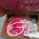 Doctor Kit for Kids Girls, 34 Pcs Kids Doctor Kit for Toddlers 3-5 with Medical Storage Bag & Real Stethoscope, Pretend Play Set for Boys Girls Fun Role Playing Game