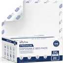 150 Gram Heavy Duty Chucks 40"x36" Disposable Tear Resistant Adult Incontinence Bed Pads,3XL Extra Large Thicken Puppy Pee Pad,10X Super Absorbency 360 Lb Transfer[20 Pads] (36"x40" (20 Count))