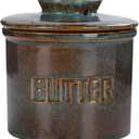 Ceramic Butter Jar, French-Style Butter Dish with Lid, with Water Line, Countertop Suitable, Housewarming Gift Box, Kitchen & Home Decoration
