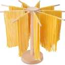 Pasta Drying Rack,Large Wood Pasta Rack Collapsible for Drying Pasta,Noodles,and Cooking,Fresh Pasta Noodle Spaghetti Dryer Hanger Stand