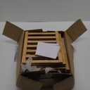 BMOSU 6-Tier Bamboo Shoe Rack Premium Stackable Shoe Shelf Storage Organizer for Hallway Closet Living Room Entryway Organizer (Natural Bamboo)