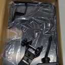 Metal Microphone Stand Tray with Mic Stand Phone Holder - 11.7" x 7.8" Functional Large Mic Stand Tray Shelf for Studio, Concert, Karaoke Clamp on Music Stand Shlef Attachment