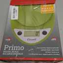 Escali Primo Digital Food Scale Multi-Functional Kitchen Scale and Baking Scale for Precise Weight Measuring and Portion Control, 8.5 x 6 x 1.5 inches, Tarragon Green