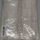 RUGSREAL Small Area Rug 2x3 Entryway Mat with Rubber Backing Stain Resistant Throw Carpet Modern Solid Color Bath Mat Contempowary Washable Rug for Living Room Bedroom Dining Room Kitchen, Beige 2x3