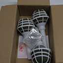 Arlai Box of 3 Bride Wedding Flower Bouquet Holder Foam Floral Handle Bouquet Holder Large for Bride Faux Flowers, Handheld Flowers Decoration with 100 Pieces Flower Bouquet Pins