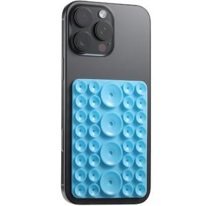 3 x BIAJIAYA Sticky Phone Case, Phone Sticky Grip Holder for iPhone, Sky Blue