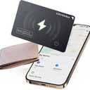 Ultrbeka UltraThin Air Tag Wallet Tracker Card 0.07in IP68 Waterproof Bluetooth Tracker for Wallets, Passport, Work with Apple Find My, Wireless Charging, Card Locator [Apple MFi Certified] iOS Only