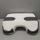 SAHEYER Side Sleeper Pillow with Arm Holes, 2 in 1 Shoulder Relief System for Rotator Cuff Pain, Memory Foam Pillow for Adults with 3 Arm Place Hole - for Side, Back and Stomach, Black