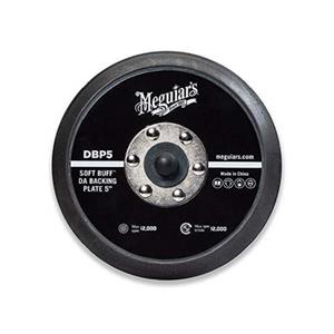 Meguiars 5" Soft Buff DA Backing Plate DBP5 - Dual Action Backing Plate for DA Polishers that Distributes Pressure Evenly, Improves Polishing Efficiency and is Made with Durable Construction, 1 Count