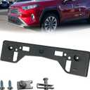 Front Bumper License Plate Frame Bracket Holder Fits for 2019 2020 2021 2022 2023 Toyota RAV4 Replace 521140R120,TO1068154