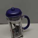 Bodum 34oz Caffettiera French Press Coffee Maker with Reusable Stainless Steel Filter, BPA-Free Plastic Carafe, Midnight Blue