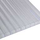 Falken Design Multiwall Polycarbonate Sheet, Greenhouse Cover Sheet, Clear, 3" x 5" x 8mm"