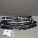 Window Visor Compatible for Silverado 1500 1999-2021 Door Visor Wind Sun Rain Guards Side Window Wind Deflectors Auto(1500 14-18 Crew CAB)