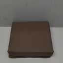 Nestl Chocolate Brown Duvet Cover Queen Size - Soft Double Brushed Queen Duvet Cover Set, 3 Piece, with Button Closure, 1 Duvet Cover 90x90 inches and 2 Pillow Shams