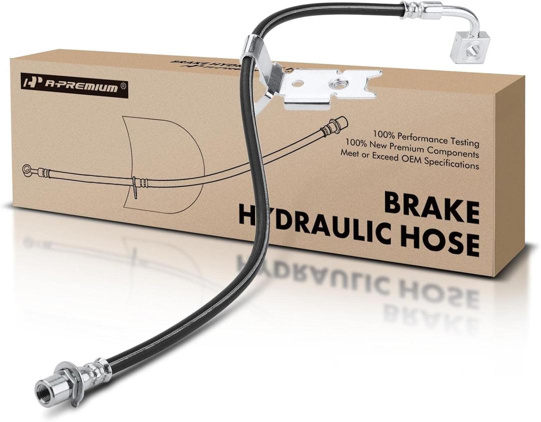 A-Premium Front Passenger Brake Hydraulic Hose Compatible with Select Chrysler Models - 300 2014 V8 6.4L - Replace# 5140861AA