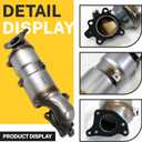 Catalytic Converter Compatible with 2016 2017 2018 2019 2020 2021 Honda Civic/CRV CR-V Turbo L4 1.5L Catalytic Convertor EPA Compliant 17547