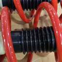 EVIL ENERGY Coilovers Compatible for Volkswagen Golf GTI Rabbit Jetta MK5 MK6 2006-2014, for Audi A3 8P (FWD) 2006-2014, Height Adjustable Lowering Kit, Twin-Tube Coilover Suspension Kit, Red