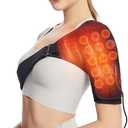 Shoulder Heating Pads for Pain Relief - Jade Stone Heated Shoulder Wrap with 3 Temperature Settings, Ideal for Rotator Cuff, Shoulder Soreness Relief at Home,Office