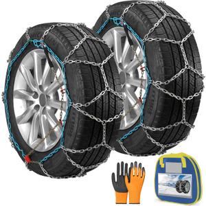 AutoChoice Snow Tire Chains for Light Truck SUV Pickup Trucks, Set of 2SC-RV245