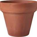 PSW OT35TC Traditional Pot, 14 by 13-Inch, Plastic/Stone/Wood Composite Plant Traditional Pot No Drainage Hole (Drillable), Indoor/Outdoor Planter, Terra Cotta Color, 14x13