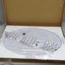 Frameless Oval Mirror, 16"x24" Beveled Oval Bathroom Mirrors, Wall Mounted Vanity Mirror for Bedroom, Entryway, Living Room, Hangs Horizontally or Vertically