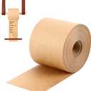 3 Inch Kraft Note Paper Roll for Wall Mounted Holder Brown Grocery List Roll Butcher Paper Roll Holder Dispenser Memo Board for Home Decor DIY to-do List 164ft