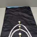 Adult Bibs for Women Washable Waterproof Adult Bib for Eating with Crumb Catcher (Pearl Necklace Bibs -3 Pack)