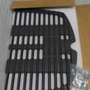 Uniflasy 7644 Cast Iron Cooking Grates for Weber Q100, Q1000, Q120, Q1200, Q1400, 516001, 516002, 50060001, 51010001, 51060001, Baby Q Gas Grill, 2 Pack