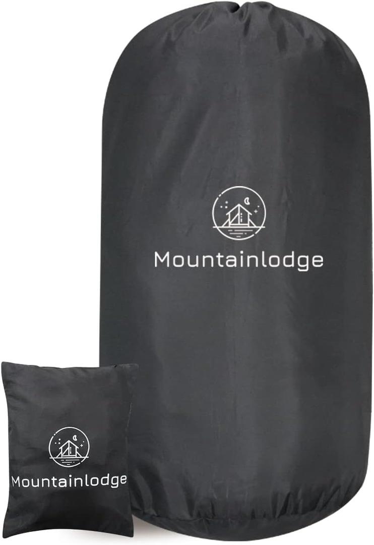 MOUNTAINLODGE Storage Sack for Sleeping Bag 110L Polyester and Mesh Extra Large Capacity for Sleeping Bag Hiking, Travelling and Camping