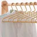 Premium Matte Gold Aluminum Coat Hangers 10 Piece Set, 16.5 Extra Smooth & Durable Metal Shirt Dress Hanger,Aluminum Alloy Hanger,Clothing Support,Clothing Hang, JS10