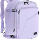 MATEIN Purple Backpack, Extra Large Travel Backpack for Women, Expandable Suitcase for Hiking Camping Gym, Water Resistant Carryon Daypack for Travelling, Cute Gifts, Light Purple