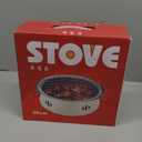 Portable Charcoal Barbecue Grill, 1pc Mini BBQ Grill Multifunctional Charcoal Grill Smokeless Round Tabletop Charcoal Grill for Indoor Outdoor Cooking Home Party Picnic Camping (Green)