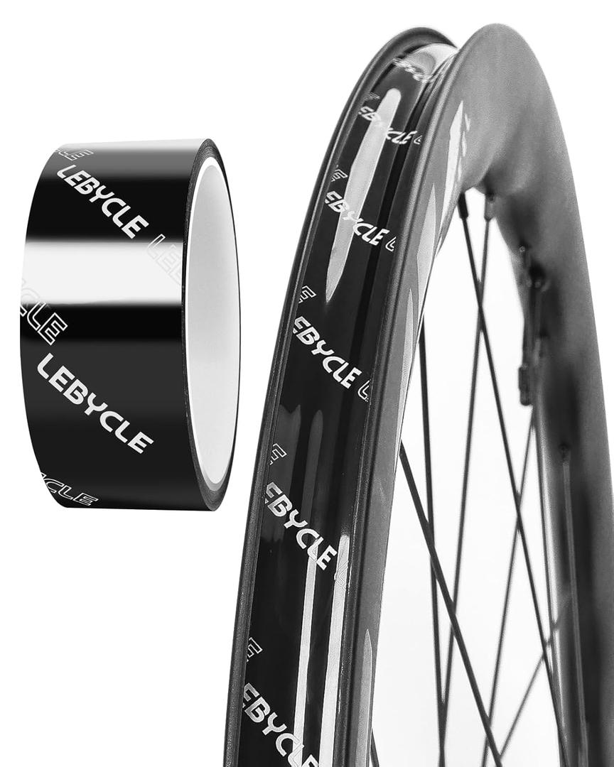 Tubeless Rim Tape Black 21/24/27/30/33/36mm x 10m, Bike Rim Tape for Tubeless Road, Gravel & MTB Wheels  Strong Adhesive, Easy Clean Removal(36mm)