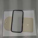 Keallce Wallet Case for iPhone 16 Pro 6.3'', Flip Case with Card Slots, Ring Holder Kickstand, PU Leather Protective Folio Cover for Women, Beige