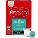 Community Coffee 100% Colombia 24 Count Coffee Pods, Medium Dark Roast, Compatible with Keurig 2.0 K-Cup Brewers 24 Count (Pack of 1)